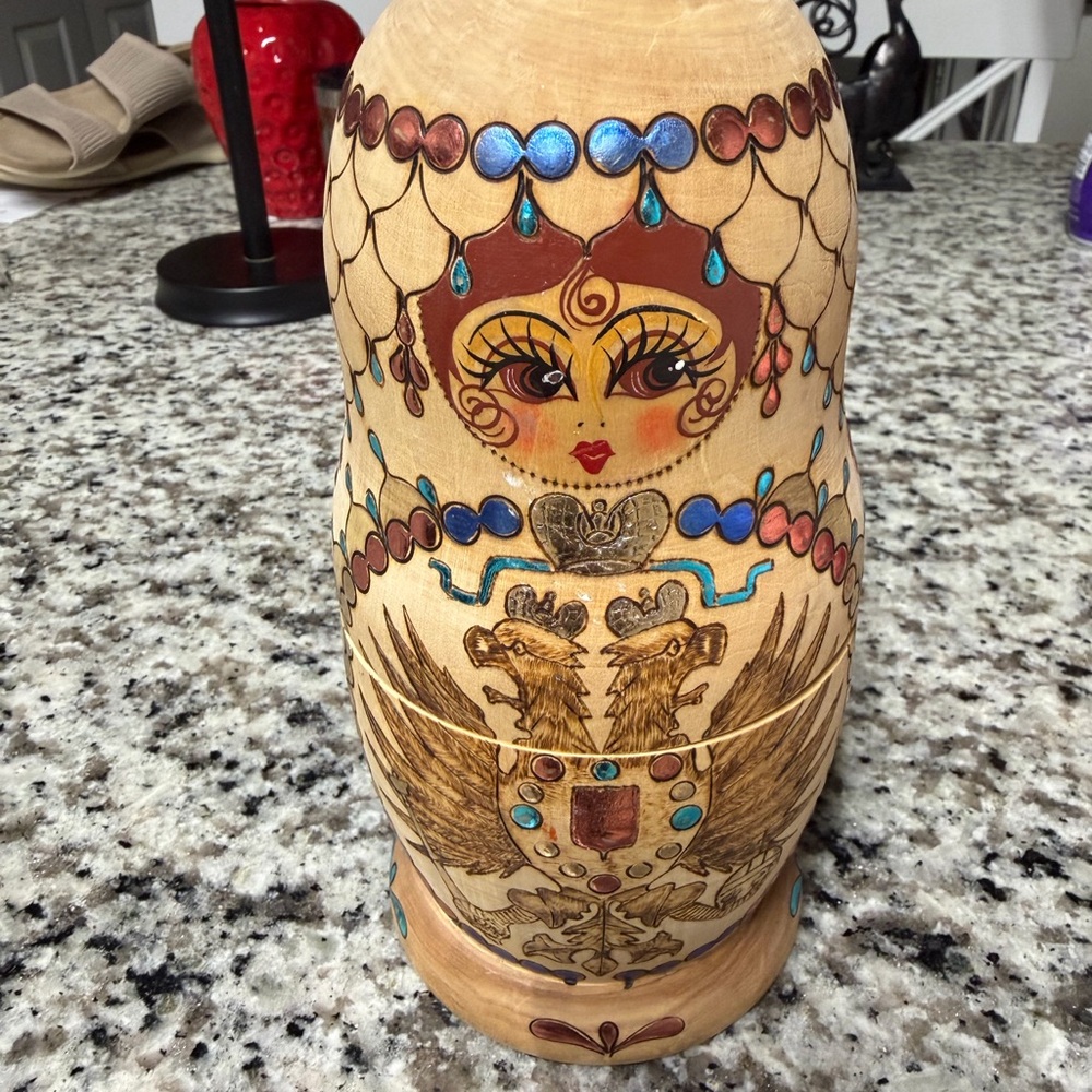 Hand-Painted Russian Nesting Doll